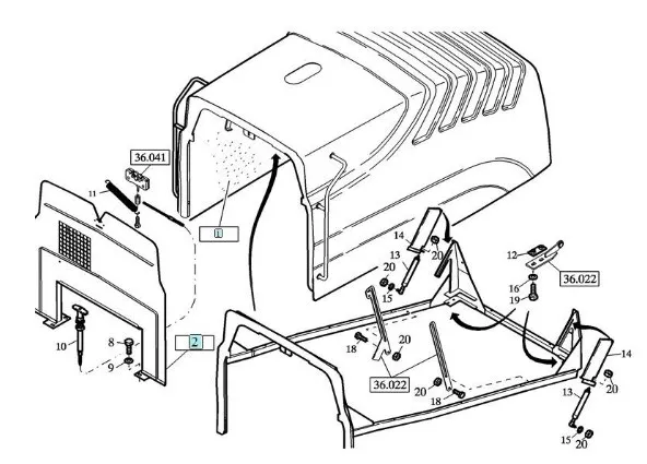 2929469 - Амортизатор
